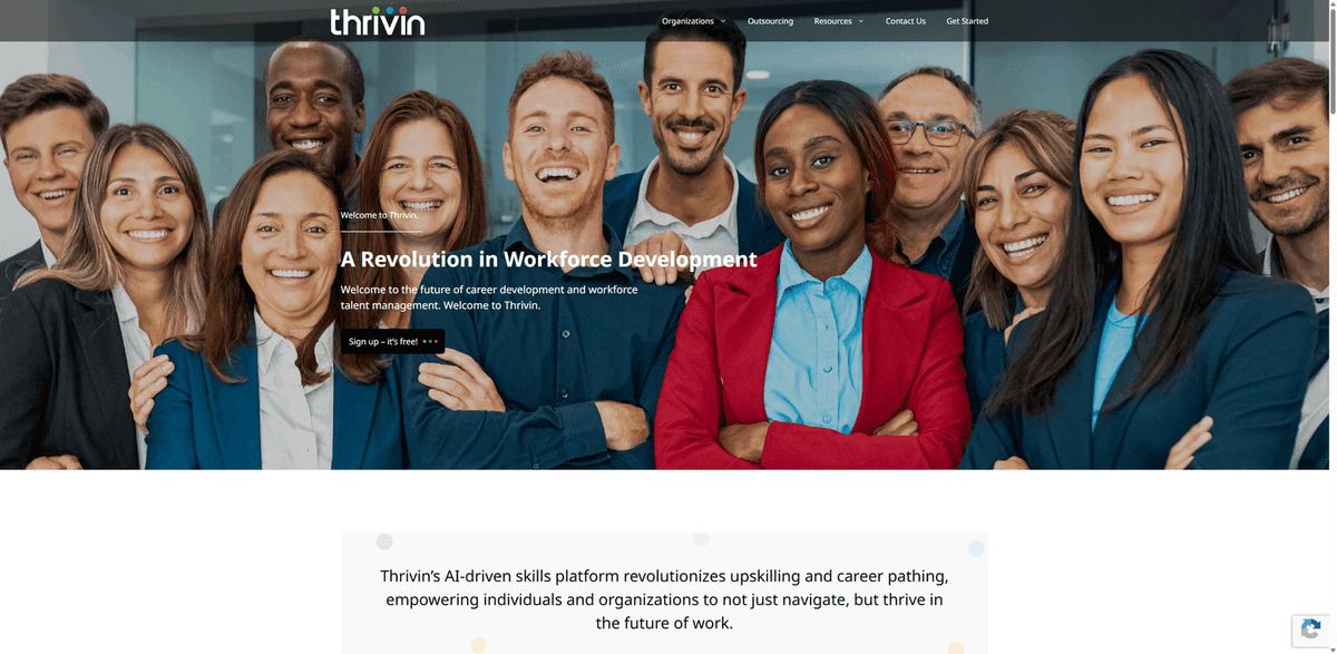 GetThrivin workforce development platform